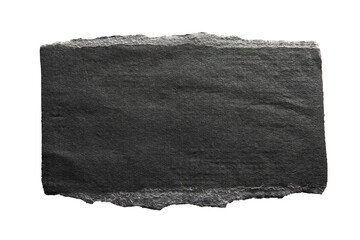 Torn rectangle black paper for using as text box
