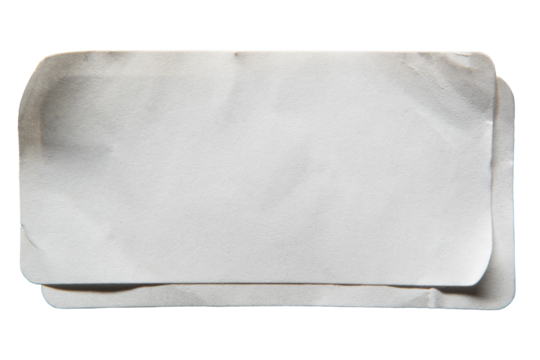 Overlapped old rectangular stickers