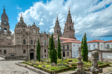 Santiago de Compostela is the capital of the Galicia region in northwestern Spain. It is known as the culmination of the Camino de Santiago pilgrimage route.