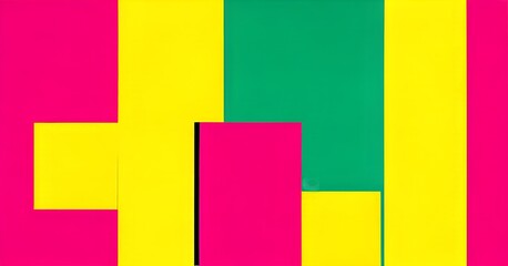 Fototapeta premium pop art background in yellow, pink, green and red