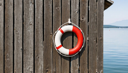 Life Buoy on Wall