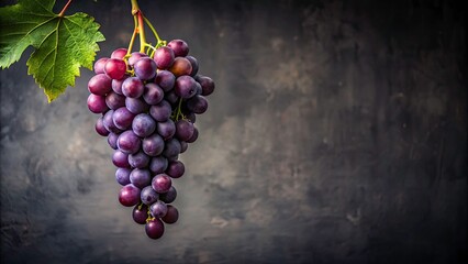 Minimalist Vineyard Photography: Jesus Christ True Vine, Grapes, Symbolic Composition, Christian Art, Religious Imagery