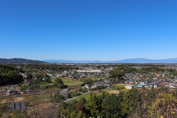 Obraz premium 寄居町の町並み（埼玉県寄居町）