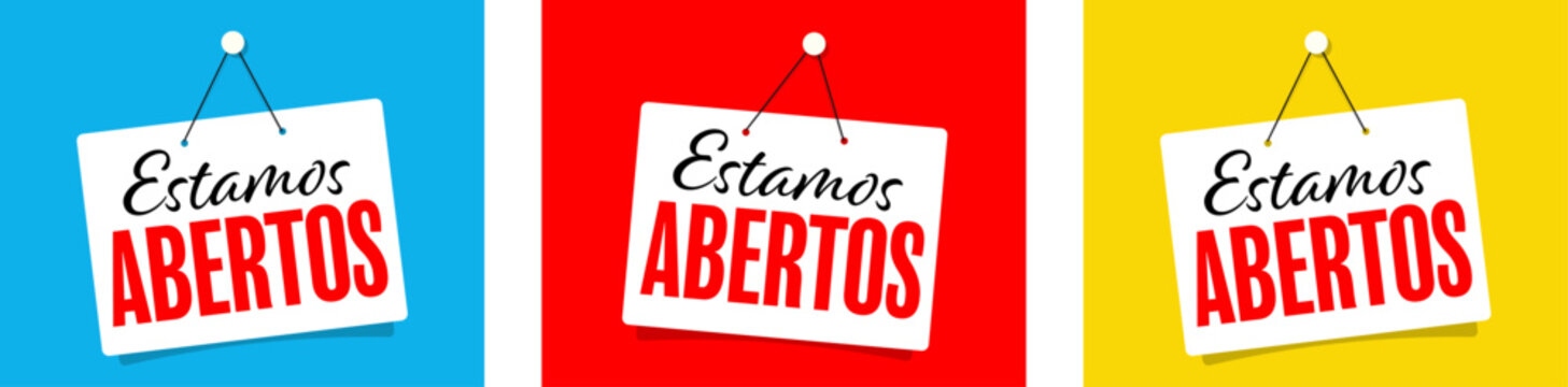 Estamos abertos