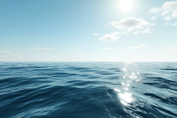 Obraz premium High-resolution image of a calm ocean surface with gentle ripples