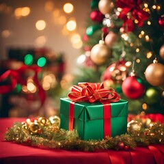 christmas tree with gifts