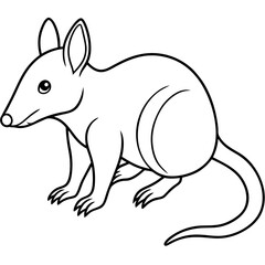 Fototapeta premium illustration of a squirrel