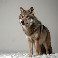 Obraz premium wolf in winter