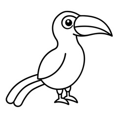 illustration of a hornbill