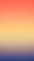 Obraz premium A serene gradient showcasing warm orange and yellow hues transitioning into deep blue, creating a calming atmosphere.