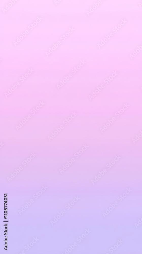 Poster a serene gradient of soft pink to lavender hues, creating a calming backdrop for any design.