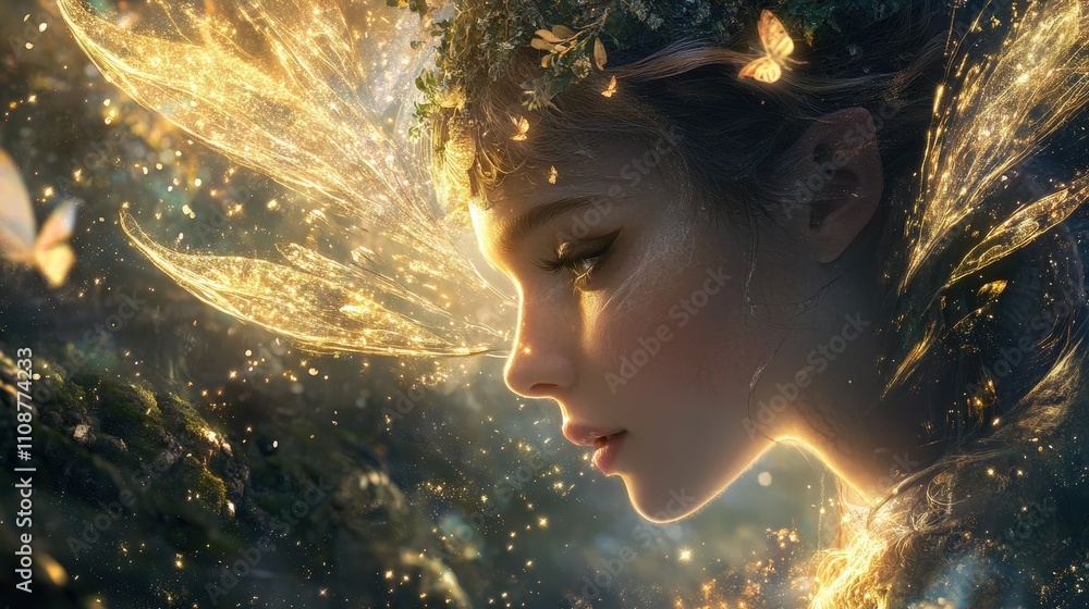 Poster a voice actor develops a unique voice for a fantasy character, incorporating both a magical, etherea