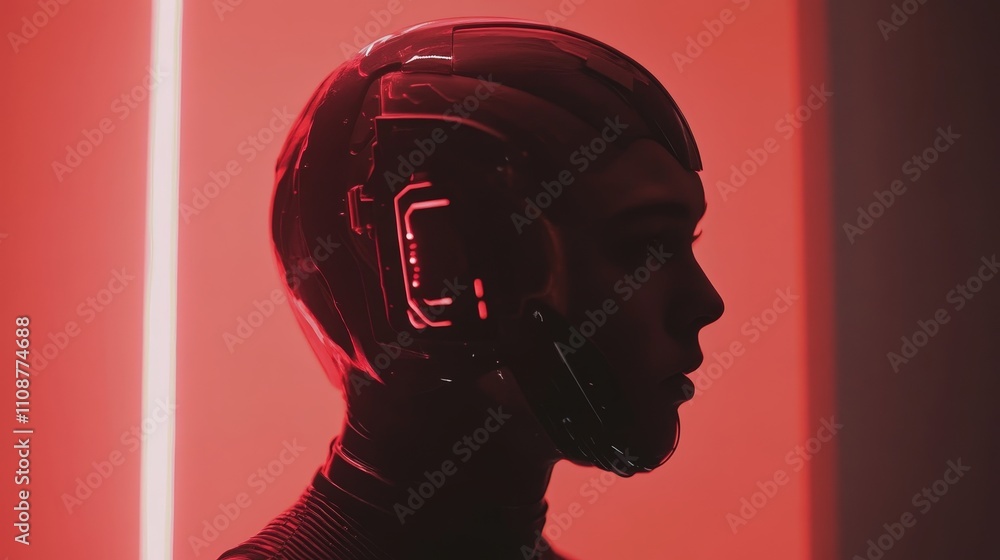 Poster a voice actor experiments with vocal effects, adjusting pitch and speed to create a unique, otherwor
