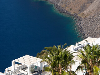 Die insel Santorin