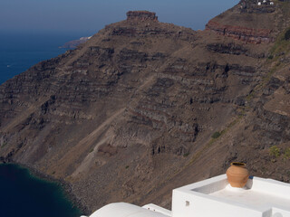 Die insel Santorin