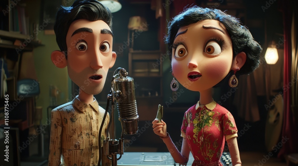 Aufkleber a voice actor practices different accents and dialects to bring authenticity to their portrayal of a