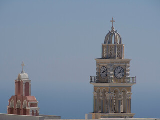 Die insel Santorin