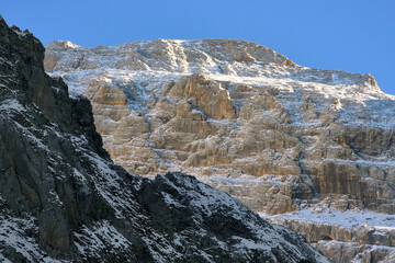 La prima neve di stagione imbianca le Montagne del Gran Sasso - Prati di Tivo - Pietracamela -...