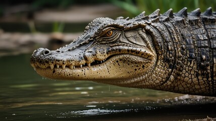 Fototapeta premium Alligator in River