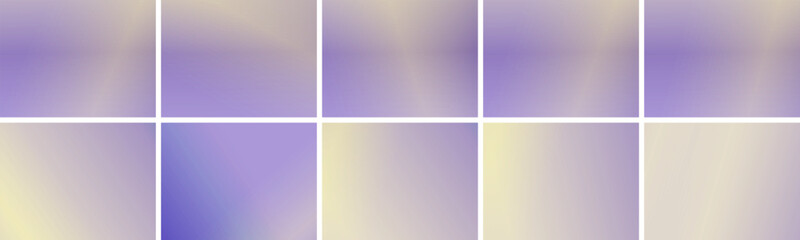 Fototapeta premium Soft curves and textured layers abstract flowing fabric-like shapes in blue, purple tones. Calm colors vector gradient background palette