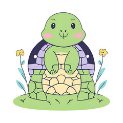 Fototapeta premium Turtle’s Tranquil Pond