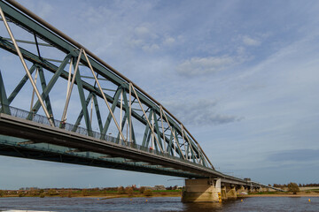 Obraz premium Nijmegen und der Fluß Waal