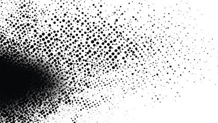 Abstract texture dust particle and dust grain , Old grunge black texture. Dark weathered overlay pattern sample on transparent background.