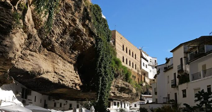 Setenil de las Bodegas, province of Cadiz, Andalusia, Spain