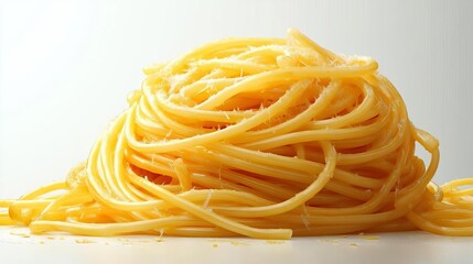 Delicious Spaghetti Pasta Dish with Parmesan Cheese