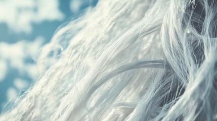 Obraz premium White abstract technology background featuring elegant flowing waves with a futuristic minimal design, perfect for creative architectural concepts, digital art projects, and modern innovation themes
