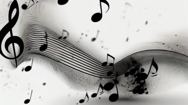 Splashed ink note background