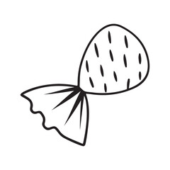 Candy Silhouette Icons Collection - Vector Graphics.