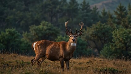 Fototapeta premium Sarna (deer) in the wild.