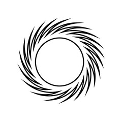 Obraz premium Sun vector icon. Summer illustration sign. hot symbol or logo.