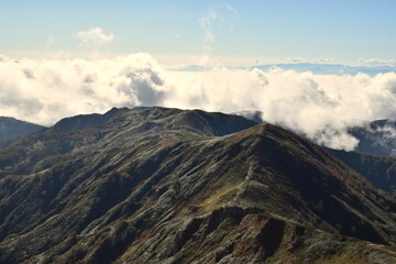 紅葉の日本百名山「飯豊山」