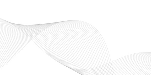 Wavy Line Illustration: Digital Wave Design with Clean Curves and Elegant Blue-Grey Backdrop for Business and Decoration Applications
