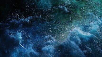 Obraz premium Abstract Ocean Waves Dark Blue Texture