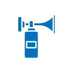 Fototapeta premium Air horn icon Thin line illustration set