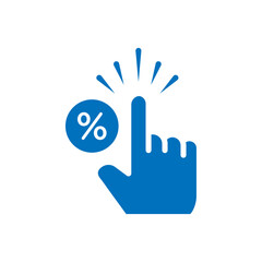 Obraz premium Click through rate icon Thin line illustration set