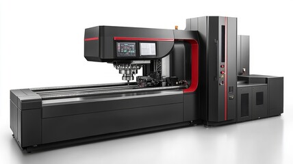 Obraz premium Modern industrial machine with precision technology