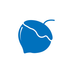 Fototapeta premium Hazelnut icon Thin line illustration set