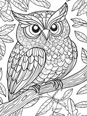 A simple coloring page for a child, simple detail, clean thick lines, outline no color fill frame, extreme simple line drawing, AI generated
