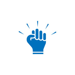 Obraz premium Will power icon Thin line illustration set