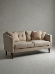 Fototapeta premium Sofa isolated on a white background for product photography.