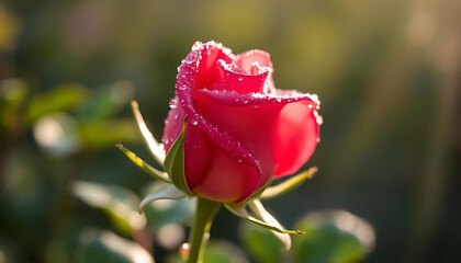 single red rose