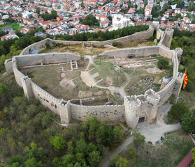 A view from the Ohrid Castle in Ohrid, Macedonia