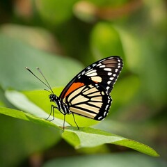 Obraz premium butterfly on a flower