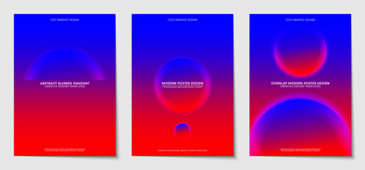 Colorful gradients Vector Design. Futuristic design graphic themes and space for poster and cover design templates. Vector illustration