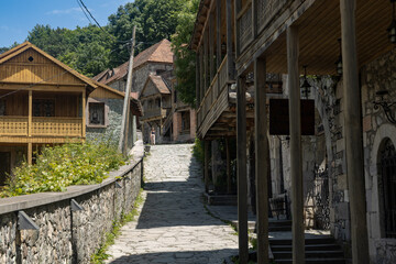 Stroll the scenic paths of Dilijan, enjoying the serene vibes and historical architecture on a sunny day.