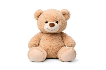 Obraz premium Teddy bear toy, isolated on white background